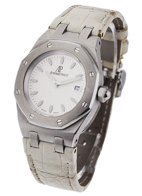 audemars piguet royal oak lady 33mm white|audemars piguet royal oak selfwinding.